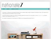 Tablet Screenshot of nationale7paris.com